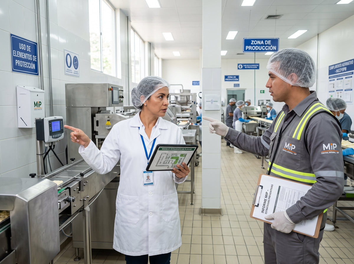 Manejo integrado de plagas en la industria de alimentos: estrategias de control preventivo y cumplimiento normativo