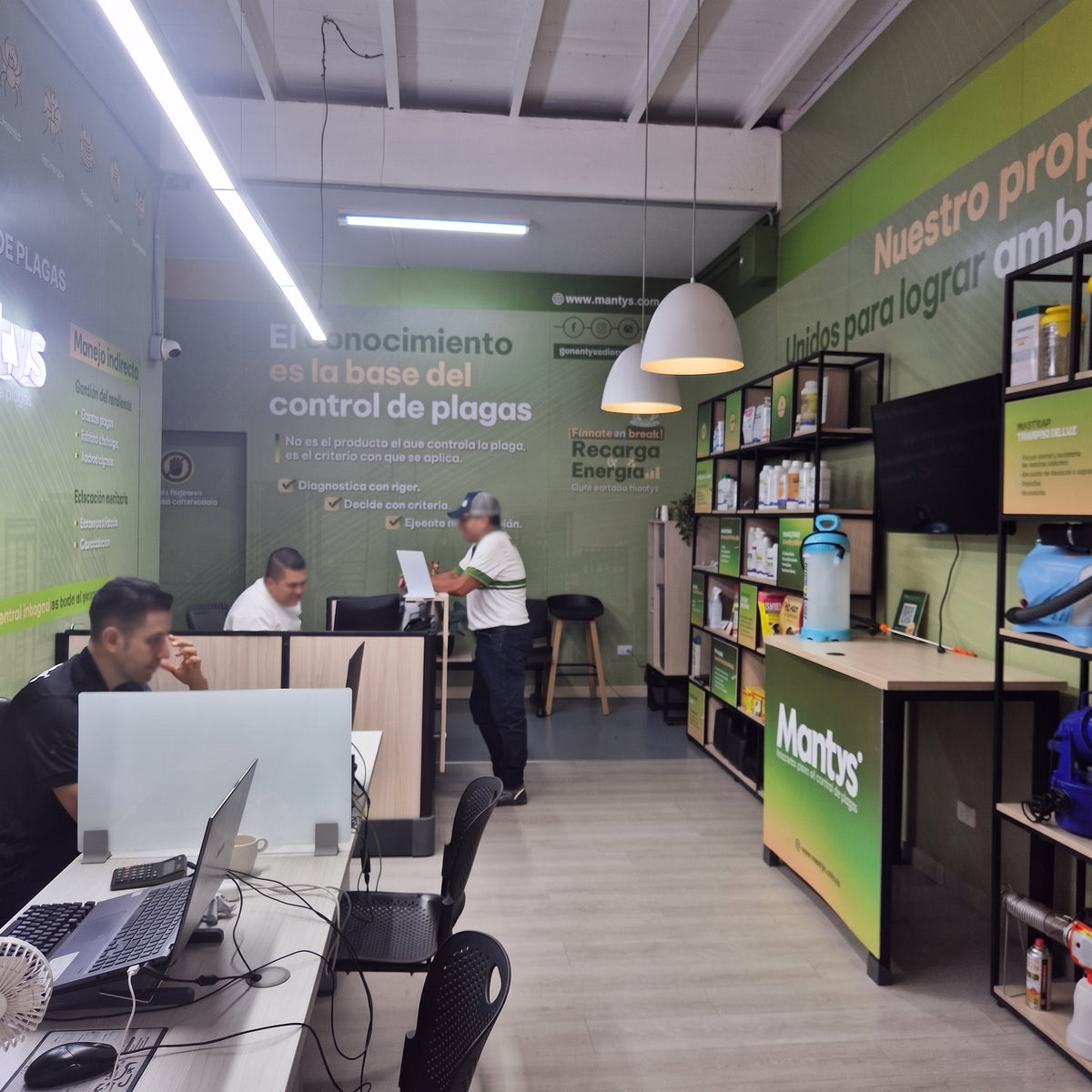 Asesoría en el punto de venta Mantys